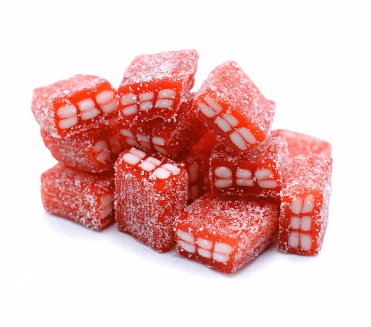 Strawberry Licorice Crème Filled Bricks (Spain)